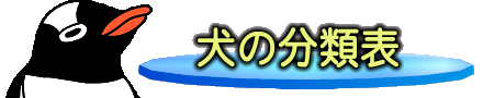 犬の分類表